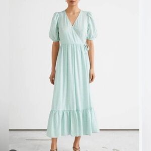 &OtherStories Puff sleeve maxi dress